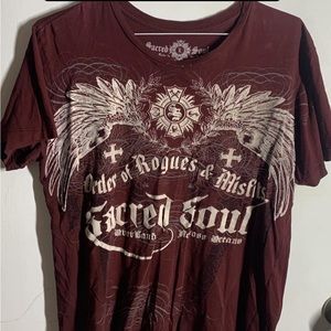 Sacred soul affliction style tshirt